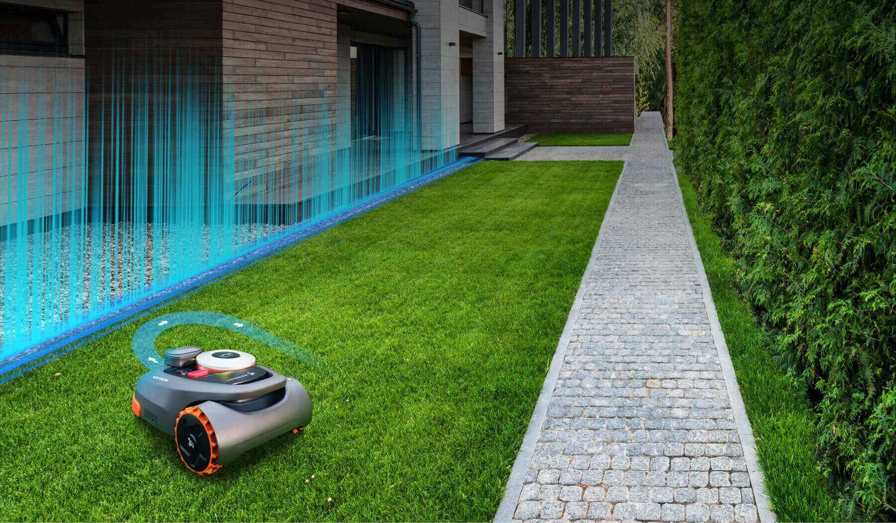 Segway adaptable to complex lawns